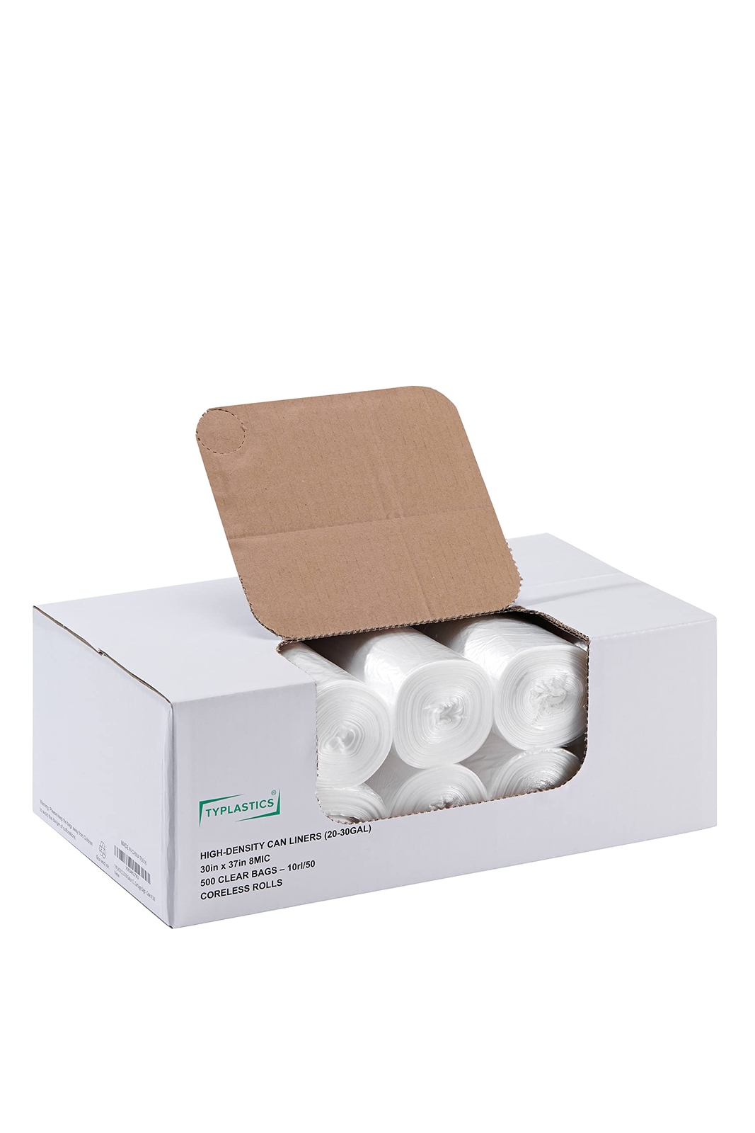 20-30 Gallon Clear Trash Can Liners - 30