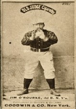 JIM O'ROURKE BASEBALL CARD *2X3 FRIDGE MAGNET* ORATOR NEW YORK GIANTS SLUGGER NY