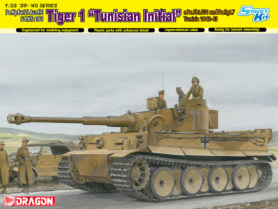DRAGON 6608 1/35 Sd.Kfz 181 Tiger 1  Tunisian Initial  