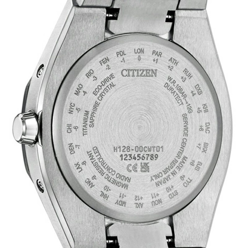 Citizen Attesa CB3044-55E ACT Line Eco-Drive Black Titanium Radio