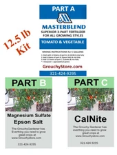Masterblend Tomato & Veg.  Professional Fertilizer Kit 12.5 lbs SHIPS FREE