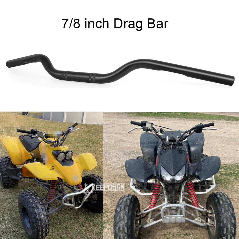 For Suzuki GS 450 125 150 500 1100 Motorcycle 22mm Handlebar 7/8" Drag Bars - Image 3 of 4