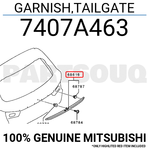 7407a463 mitsubishi asx