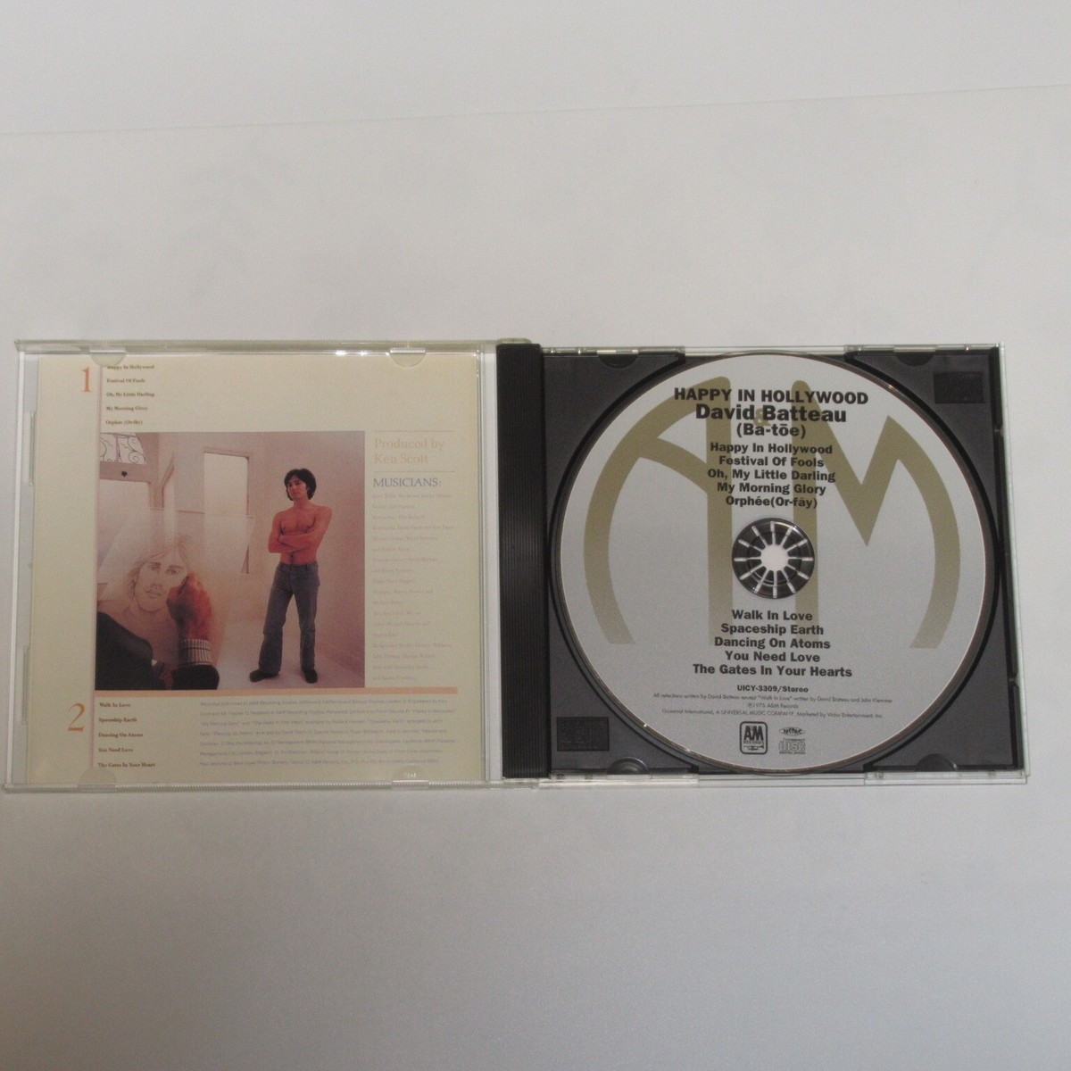 DAVID BATTEAU HAPPY IN HOLLYWOOD JAPAN CD UICY-3309 w/OBI | eBay