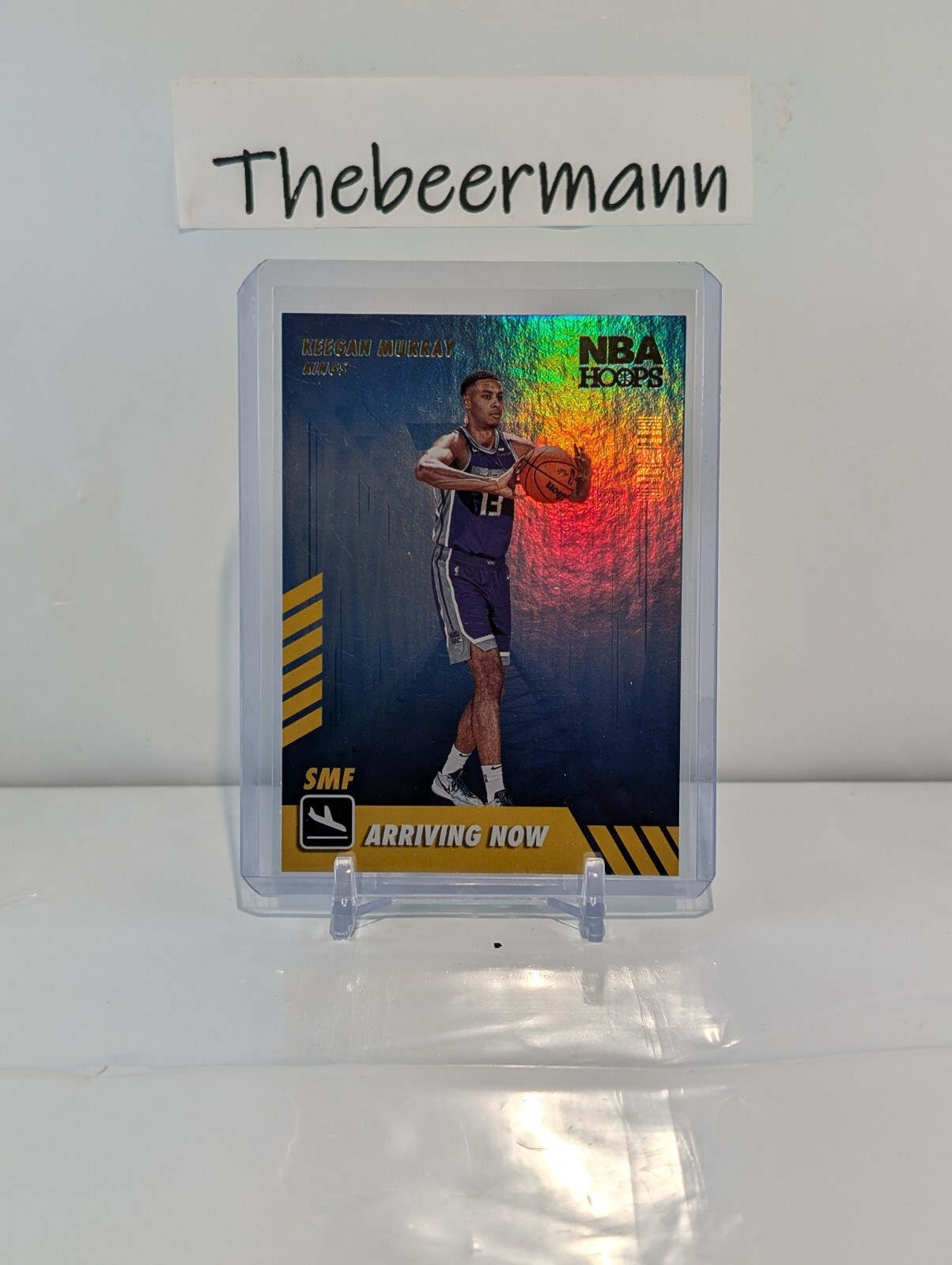 2022-23 Panini NBA Hoops Arriving Now Holo #4 Keegan Murray RC Sacramento Kings