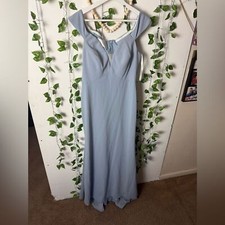 Azazie Blue Maxi Dress for Special Occasions