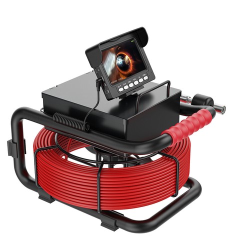 30M Pipe Inspection Video Camera 17mm 1000TVL 4.3inch Monitor 16GB Sewer Camera - Picture 5 of 10