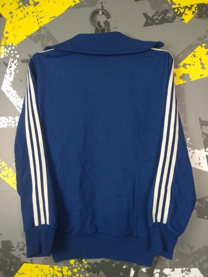 Chaqueta Adidas Vintage Con Cremallera Track-Top Años 80 90 Azul Para Hombre Talla S ig93 Foto 4 de 4