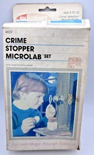 Skilcraft Crime Stopper Microlab Set 1988 Kidstar 4609 Finger Print Kit, Molds +