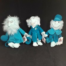 3 Haunted Mansion Hitchhiking Ghosts New Orleans Squ. 10" Plushes BRAND NEW
