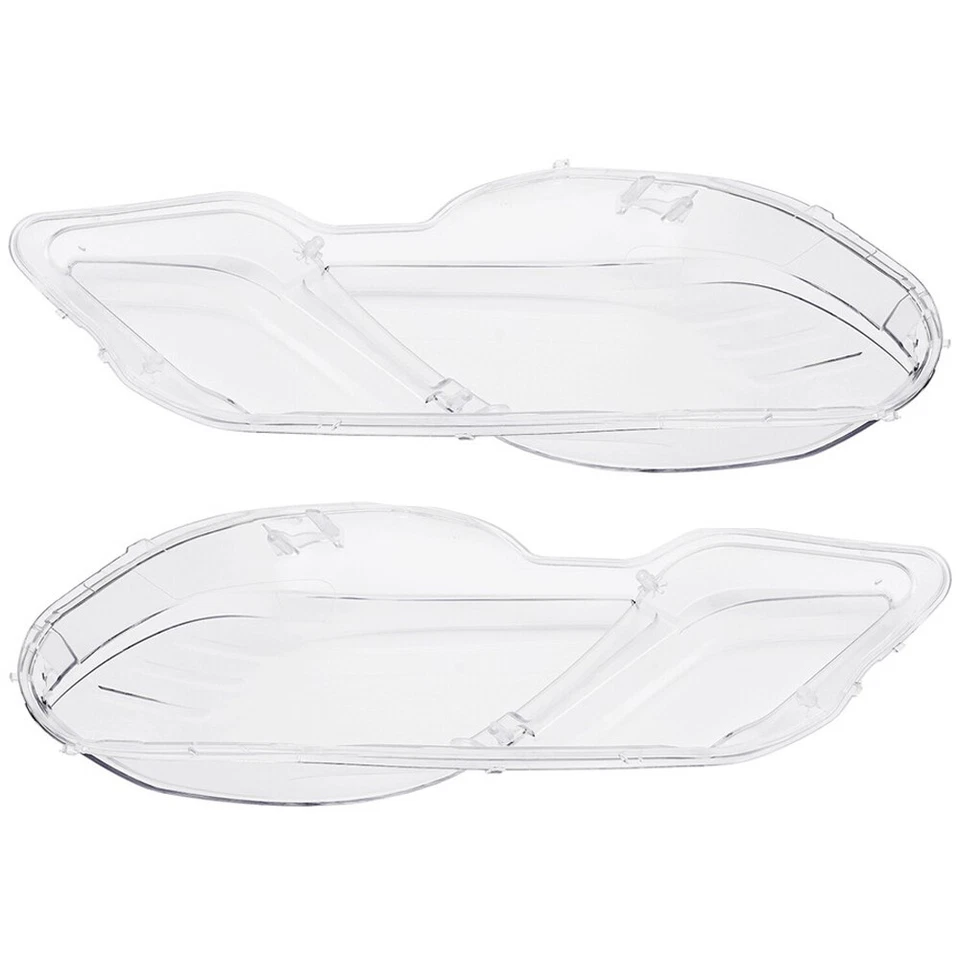 Cubierta de lente de faro izquierdo y derecho para Mercedes Benz Clase E W212 E350 E500 09-13 Foto 3 de 4