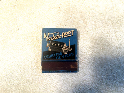 Early Vintage Veeder-Root Advertising Matchbook Unstruck