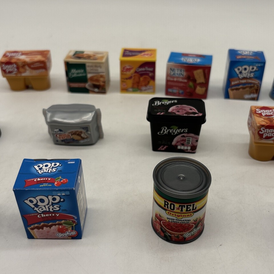 Shopkins Mini Brands Real Littles W/Figures Food Brands Grocery Toys