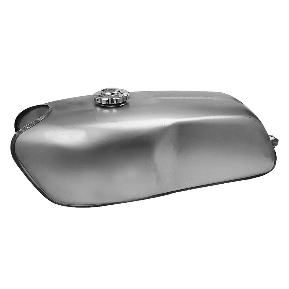 Tanque de gasolina para motocicleta de 2,4 galones 9L Cafe Racer para BMW Honda Yamaha Suzuki Foto 4 de 4