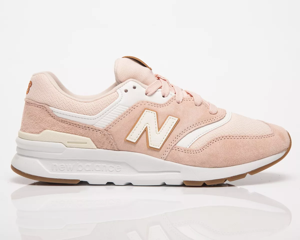 New balance rose shop gold sneakers