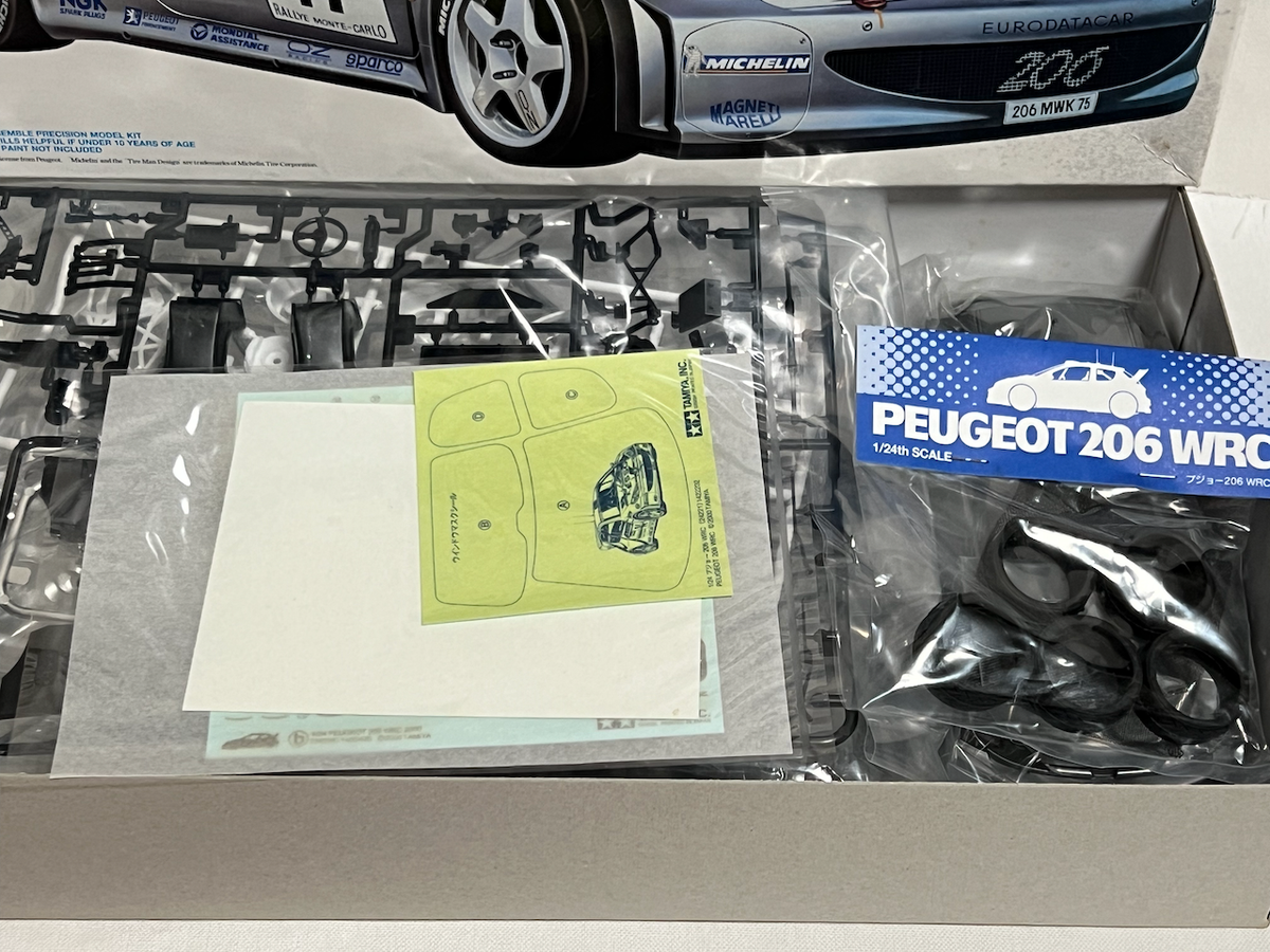 TAMIYA 1/24 Peugeot 206 WRC 2000 Sport Car Series #226 TAMIYA 1/24 Peugeot 206 WRC 2000 Sport Car Series #226