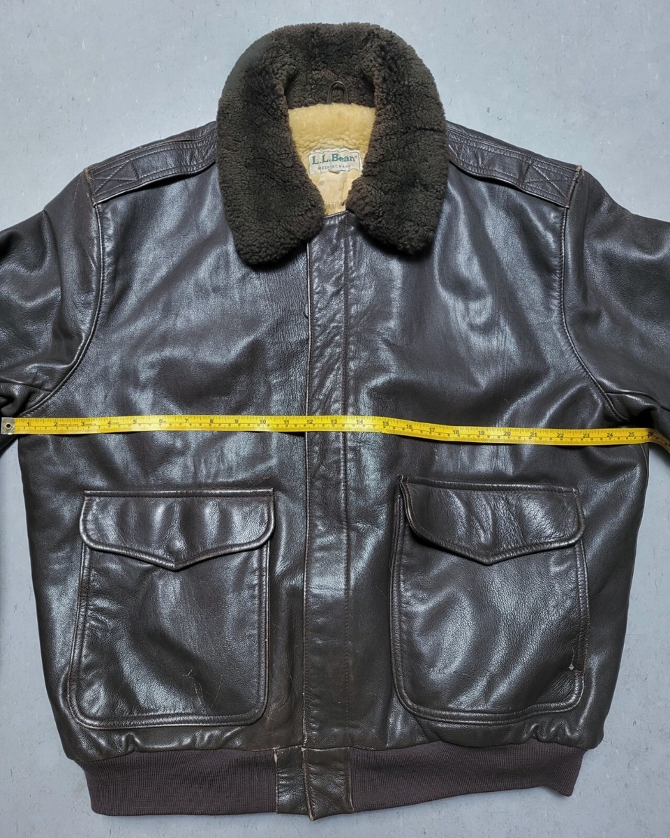 ジャケット・アウター 80s L.L Bean A-2 real leather bomber jkt s-l400.jpg