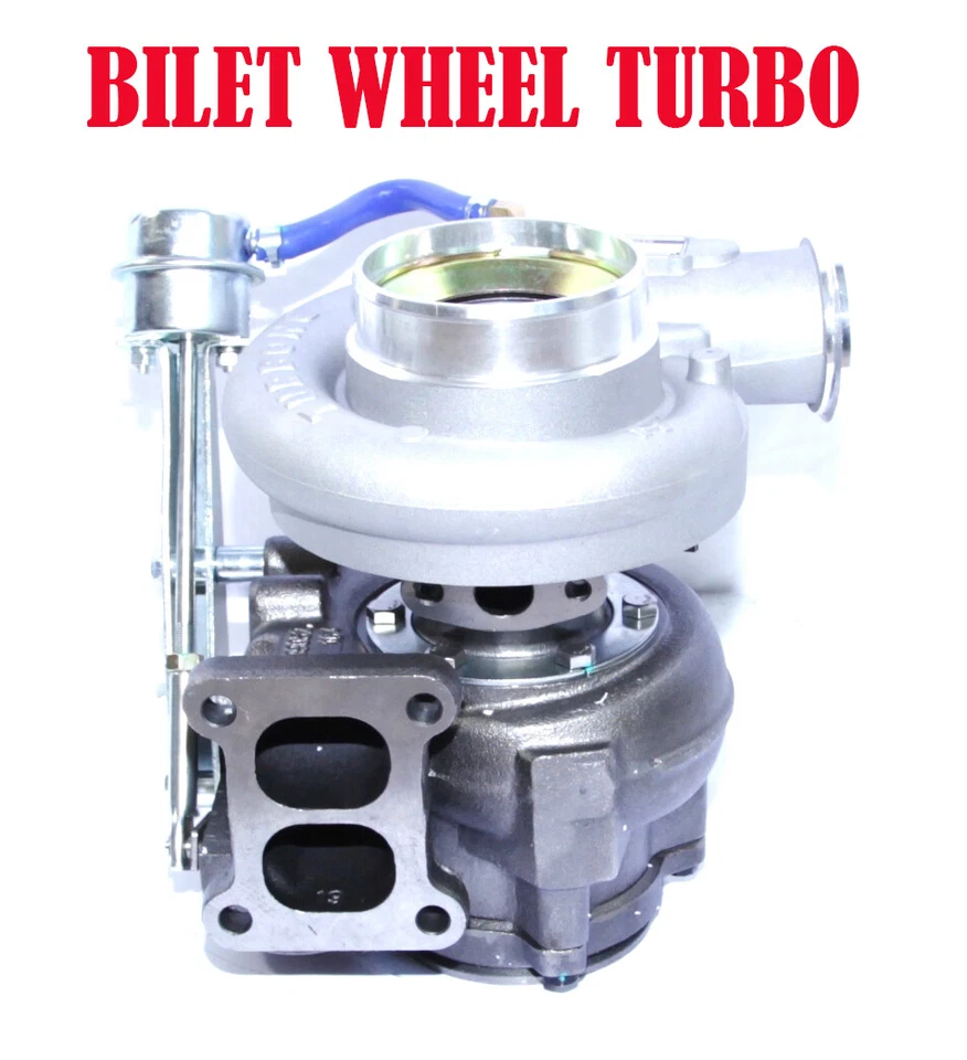 BILLET WHEEL HX40W 3538215 Turbo fits Dodge RAM T4 Twinscroll Flange 4" VBAND - Image 3 of 4