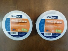 Lot of 2 SHURTAPE AF 975CT COLD TEMP 2.0 MIL DEAD SOFT FOIL TAPE 1.88" x 50.3yd