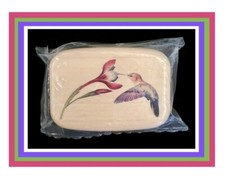 NEW Uno Alla Volta Wooden Hummingbird Keepsake Trinket Box