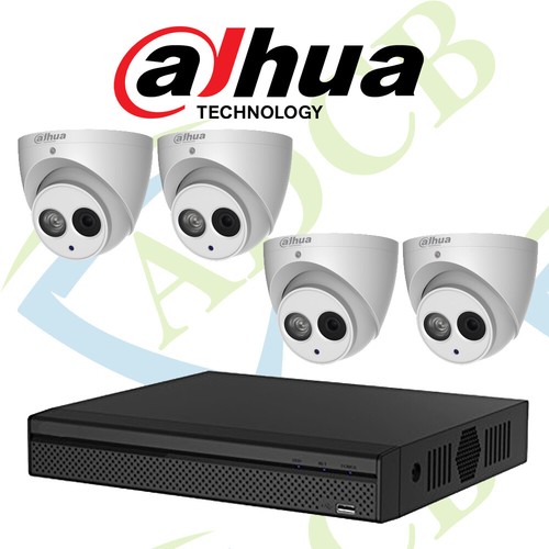 Dahua 4MP Komplett CCTV Überwachungskamera Revolver Dome Kit 4K HD 2,8mm Objektiv IP - Bild 4 von 6