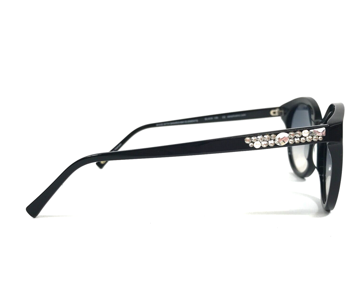 Jimmy Crystal New York Sunglasses JCS125 BLACK Round Frames  display picture 1