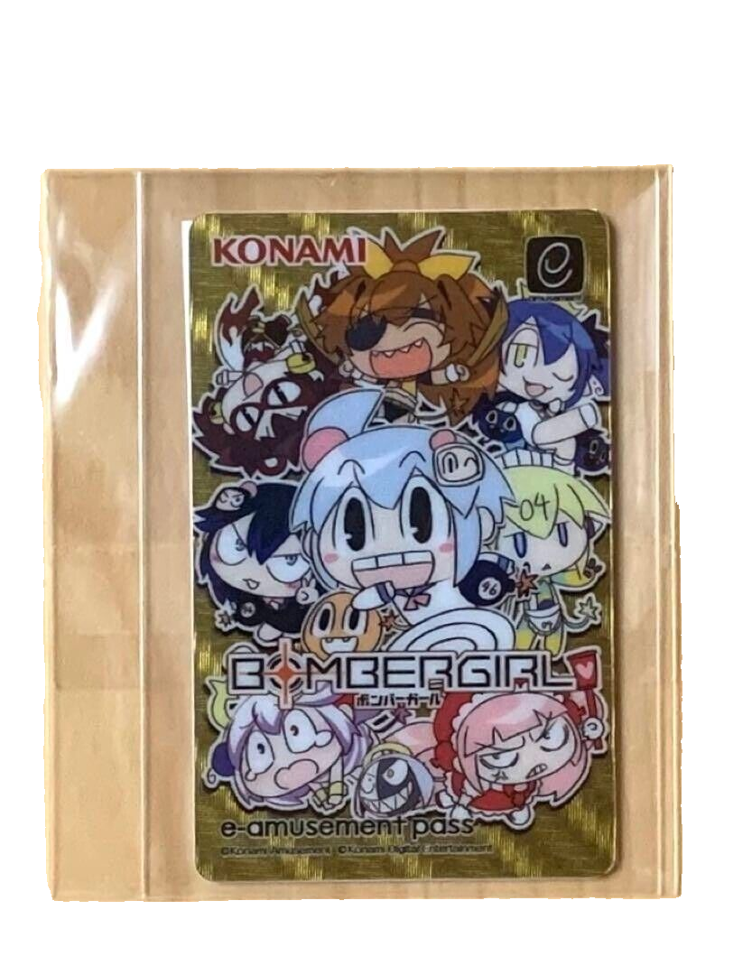 NEW Konami e-AMUSEMENT PASS Card BOMBERGIRL bomber girl Amusement