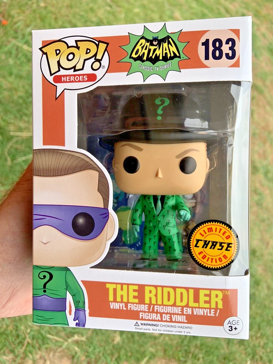 RARE CHASE Riddler Batman 183 Funko Pop Vinyl New in Mint Box