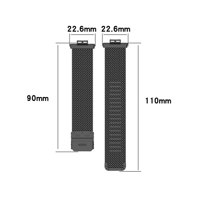 Mesh Buckle Watch Strap quick Release Watchband Bracelet for Huawei Watch Fit