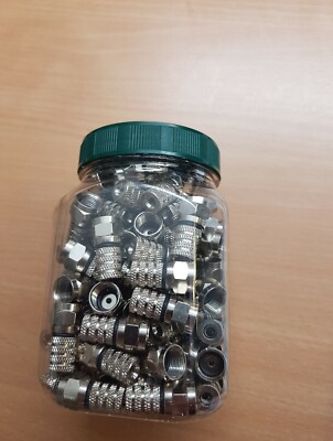 Fuba OVZ 010 High-Quality F-Stecker ( Dose ) 120 Stck.