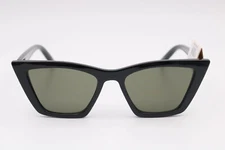 Le Specs Velodrome Black/Green Cat Eye Lsp2352215 Sunglasses 54-17-145