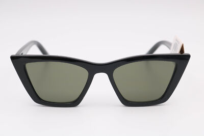 Le Specs Velodrome Black/Green Cat Eye Lsp2352215 Sunglasses 54-17