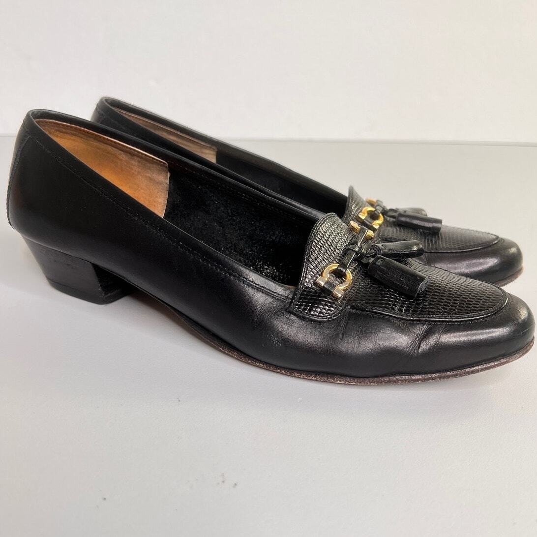 Ferragamo loafers with tassels. Black. 9D. Salvatore Ferragamo | Shoes | Salvatore Ferragamo Black  main image 2