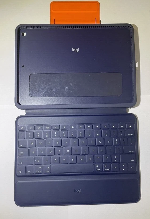 LOGITECH прочный комбо 3 iPad клавиатуры чехол синий для iPad 7 8 9-го поколения - Изображение 4 из 4