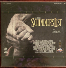Schindler's List Letterbox Edition Laserdisc LD - Liam Neeson