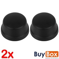2X Radio Knopf Radioknopf Schwarz für Becker...
