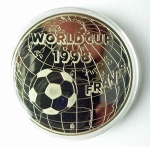World Cup Football 1998 Medal Medaille Coupe Du Monde France Ebay