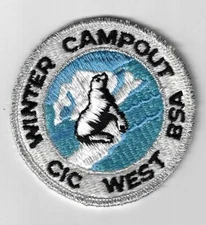 Winter Campout CIC West BSA SMY Border [MX-4921]