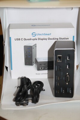 Utechsmart Usb C Quadruple Display Docking Station Mod. UCN3474