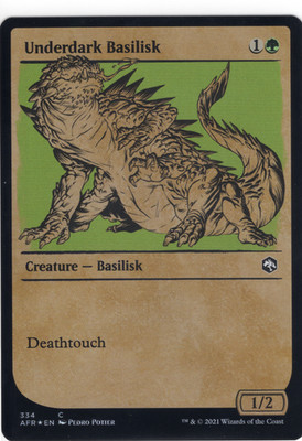 Underdark Basilisk (Showcase) Adventures in The Forgotten Realms Foil
