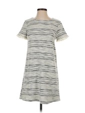 Mango Women Gray Casual Dress XS
