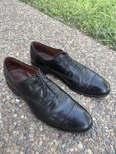Allen Edmonds Park Avenue Black Cap Toe Oxford Dress Shoes Men s 12 D USA