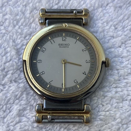 Seiko Quartz 6530-6129 RO 6190 T Wrist Watch Vintage Japan
