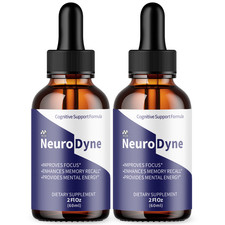  2 Pack Neurodyne Drops Nerve Health Support Supplement Neuro Dyne 60 Servings