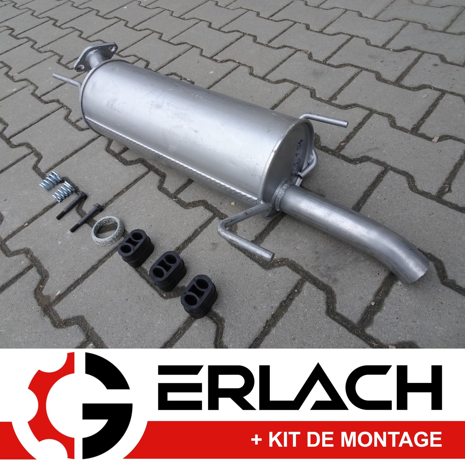 Silencieux arriere Opel Zafira 1.8 2.2 16V 5882 pour supprimer les bruits d echappement