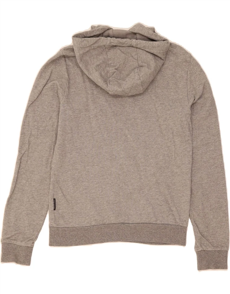 Sudadera con capucha gráfica ARMANI para mujer Reino Unido 10 pequeña gris algodón DX37 Foto 2 de 3