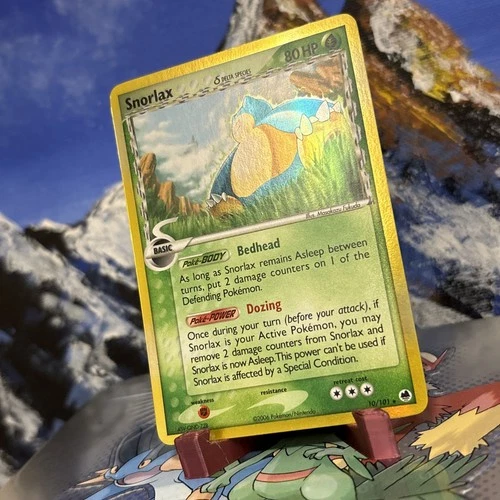 Snorlax (Delta Species) - 10/101 Pokemon Dragon Frontiers - Holo LP ✨