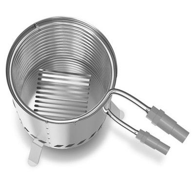 Poolheizung Brennholz mit Feuermatte 32/38mm Anschlüsse Schwimmbadheizung