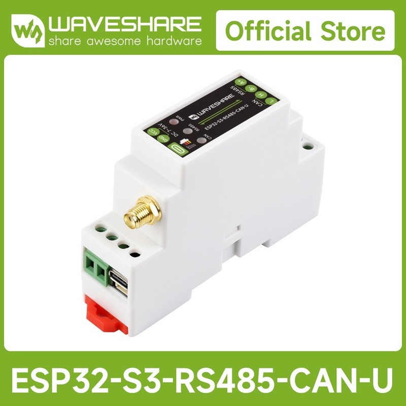 Waveshare Industrial ESP32-S3 Control Board With RS485 And CAN Communication