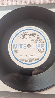 NEW JERSEY CONNECTION LOVE DON'T COME EASY UK 7''
